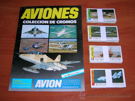 Coleccionismo cromos antiguos: CROMOS AVIONES EDITORIAL CUSCO - Foto 1