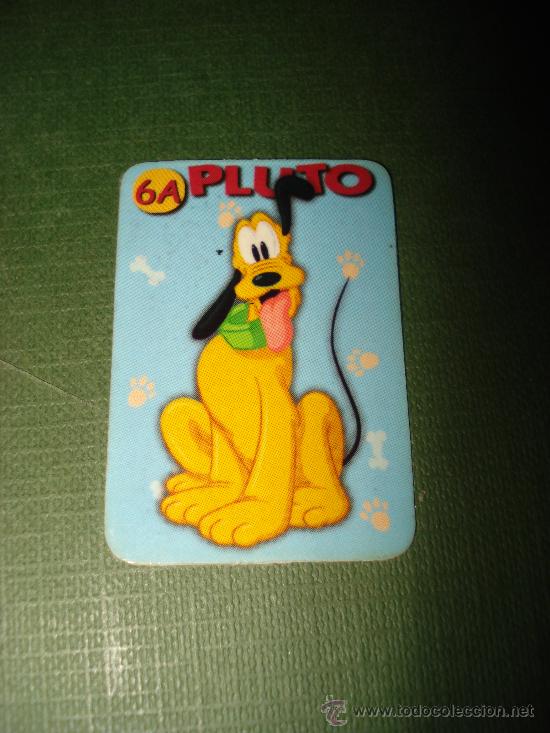 Coleccionismo cromos antiguos: Pemium . Serie DISNEY  N&ordm; 6A   PLUTO de Snacks PEGUI. - Foto 1