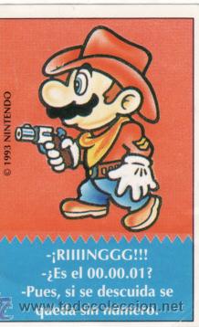 Coleccionismo cromos antiguos: BIMBO -- SUPER MARIO -- N&ordm; 19 - Foto 1