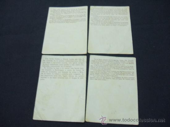 Coleccionismo cromos antiguos: LOTE 4 CROMOS  - LOS TRES MOSQUETEROS - - Foto 2