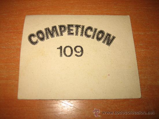 Coleccionismo cromos antiguos: CROMO COMPETICION N&ordm; 109 - Foto 2
