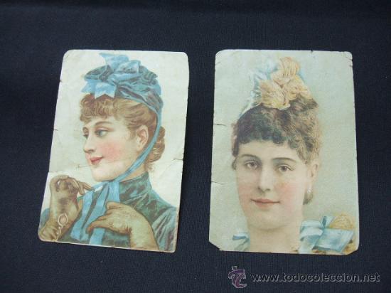 Coleccionismo cromos antiguos: LOTE 2 CROMOS-TARJETA - REGALO DE LA CASA AMATLLER - CHOCOLATES, CAFES Y TES - BARCELONA