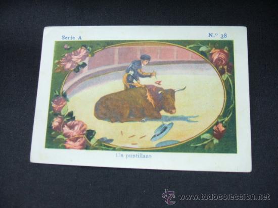 Coleccionismo cromos antiguos: CROMO - SERIE A - N&ordm; 38 - UN PUNTILLAZO - CHOCOLATE JAIME BOIX -