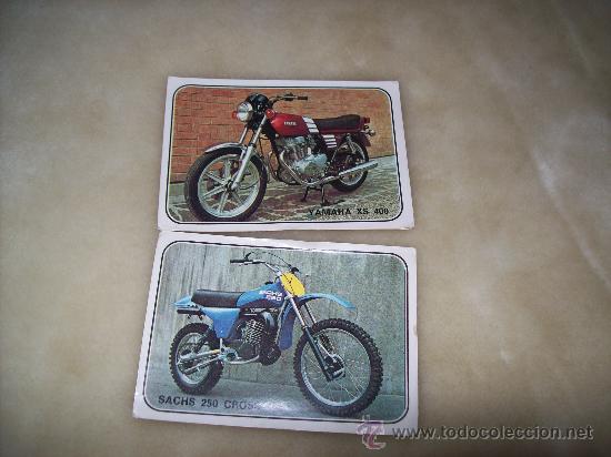 Collectable Antique Stickers: Lote 2 cromos Moto Sport. Figurine Panini