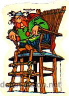 Coleccionismo cromos antiguos: CROMO DONUTS ASTERIX - Foto 1