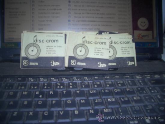 Coleccionismo cromos antiguos: DISC-CROM- SOBRES DE CROMOS SIN ABRIR - Foto 1