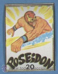 Coleccionismo cromos antiguos: Planilla Idolos Fant&aacute;sticos - Poseidon - Foto 1