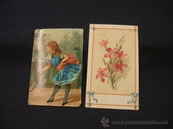 Collectionnisme Cartes &agrave; collectionner anciennes: 2 CROMOS ANTIGUOS  - CHOCOLATE AMATLLER -