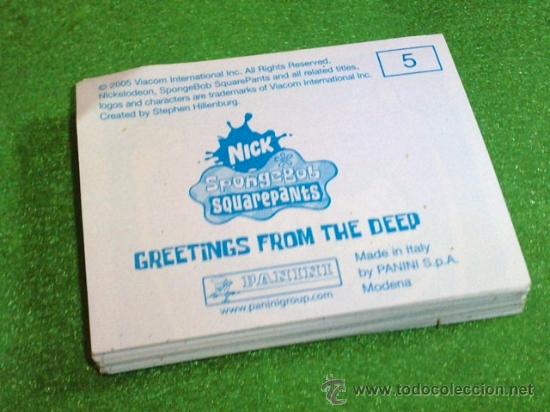 Coleccionismo Cromos antiguos: LOTE DE 45 CROMOS BOB ESPONJA,44 DE ELLOS DIFERENTES,IDEAL COLECCIONISTAS