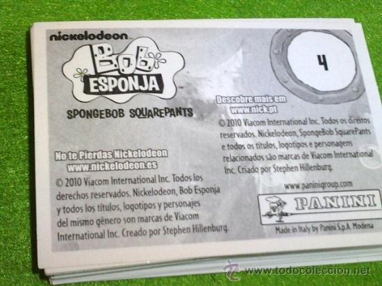 Coleccionismo Cromos antiguos: LOTE DE 48 CROMOS BOB ESPONJA,47 DE ELLOS DIFERENTES,IDEAL COLECCIONISTAS