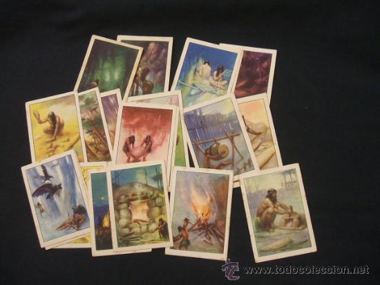 Coleccionismo cromos antiguos: LOTE 24 CROMOS - HISTORIA DEL PROGRESO HUMANO - CHOCOLATES AMATLLER - - Foto 1