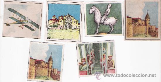Collectionnisme Cartes &agrave; collectionner anciennes: Enciclopedia cultural Chicos 1941. Lote de 6 cromos. Varias series.