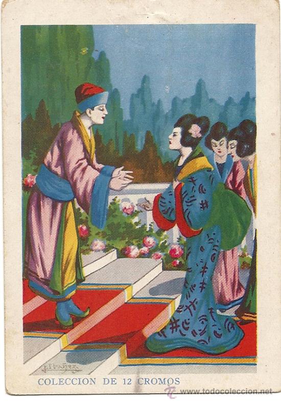 Coleccionismo Cromos antiguos: CHOCOLATE JUNCOSA, ALADINO O LA LAMPARA MAGICA. N&ordm; 8