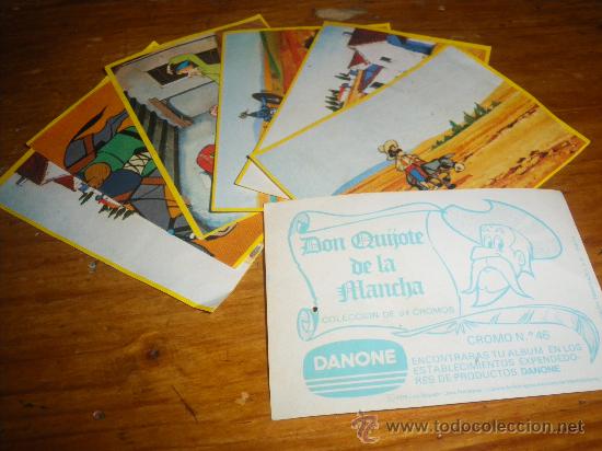 Coleccionismo cromos antiguos: DON QUIJOTE DE LA MANCHA, DANONE. 7 CROMOS. - Foto 1