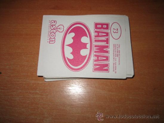 Coleccionismo cromos antiguos: CROMOS  BATMAN    ASTON A 1&euro; UNIDAD - Foto 2