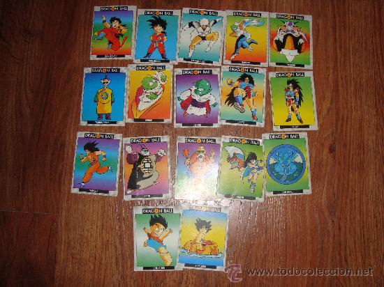 Coleccionismo cromos antiguos: lote de 17 cromos de dragon ball - Foto 1