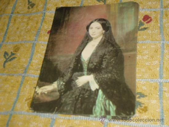 Collectable Antique Stickers: COLECCI&Oacute;N DE ARTE Bello 1967 N&ordm; 224 JOAQUIN ESPALTER RETRATO DE SU MUJER.BARCELONA