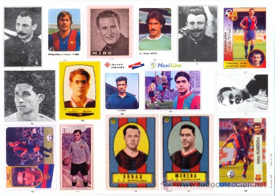 Coleccionismo cromos antiguos: Cromos del Bar&ccedil;a. L&aacute;mina 44 - Foto 1