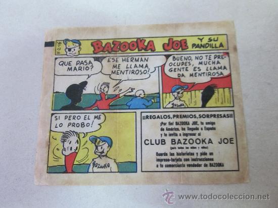 Coleccionismo cromos antiguos: CROMO BAZOOKA JOE Y SU PANDILLA - Foto 1