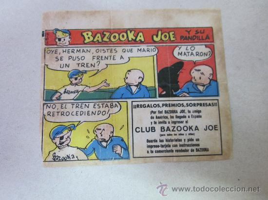 Coleccionismo cromos antiguos: CROMO BAZOOKA JOE Y SU PANDILLA - Foto 1