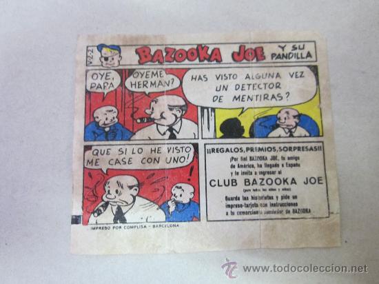 Coleccionismo cromos antiguos: CROMO BAZOOKA JOE Y SU PANDILLA - Foto 1