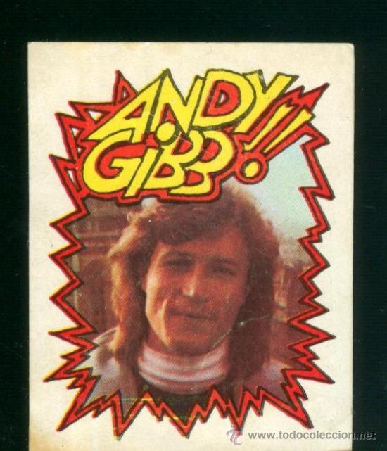 Collectionnisme Cartes &agrave; collectionner anciennes: pegatina andy gibb .n&ordm; 178