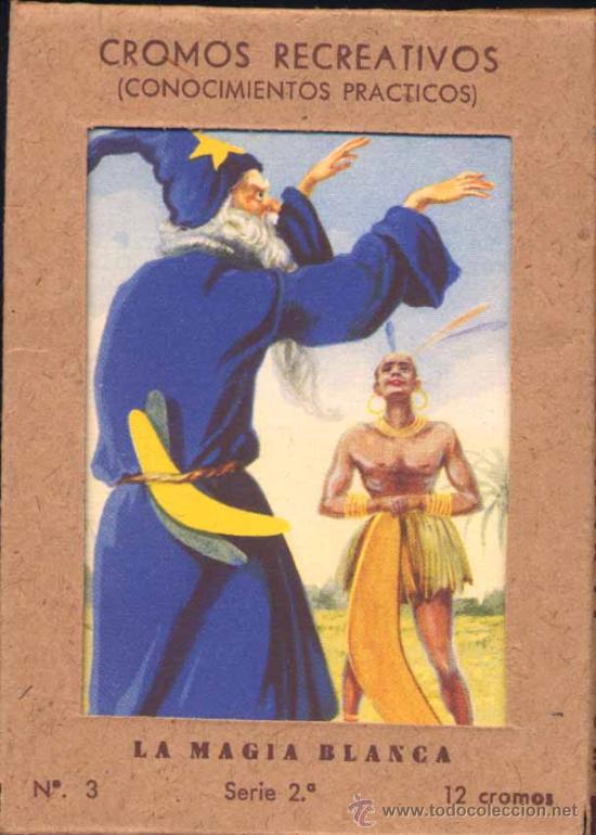 Coleccionismo cromos antiguos: 12 CROMOS RECREATIVOS(CONOCIMIENTOS PR&Aacute;CTICOS) N&ordm; 3- LA MAGIA BLANCA- SERIE 2&ordf;