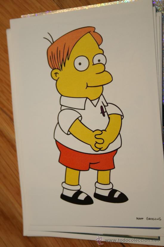Coleccionismo cromos antiguos: Cromo The Simpsons. Panini a&ntilde;o 2000.  n&ordm; 4 - Foto 1