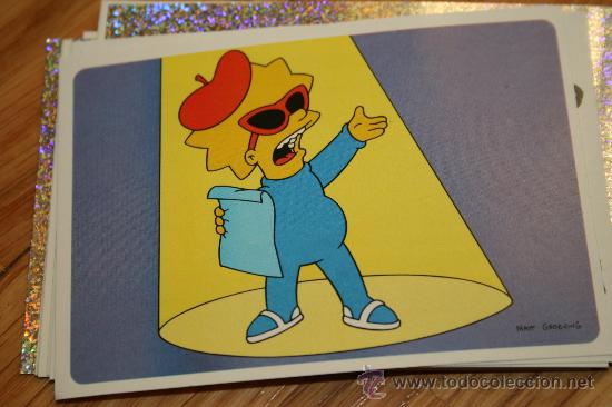 Coleccionismo cromos antiguos: Cromo The Simpsons. Panini a&ntilde;o 2000.  n&ordm; 55 - Foto 1