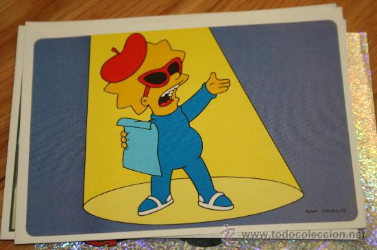 Coleccionismo cromos antiguos: Cromo The Simpsons. Panini a&ntilde;o 2000.  n&ordm; 55 - Foto 1