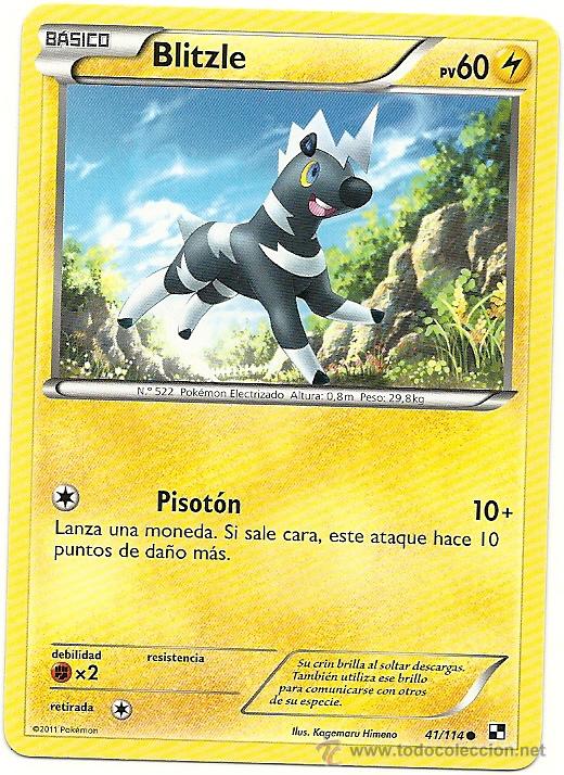Coleccionismo cromos antiguos: POKEMON 2011, BLITZLE, BASICO. - Foto 1