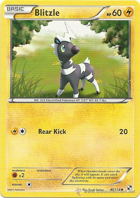 Coleccionismo cromos antiguos: POKEMON 2011, BLIZLE, BASIC. - Foto 1