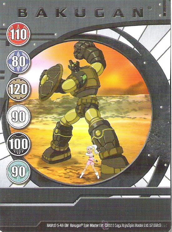 Coleccionismo cromos antiguos: 1 CROMO O FICHA BAKUGAN - Foto 1