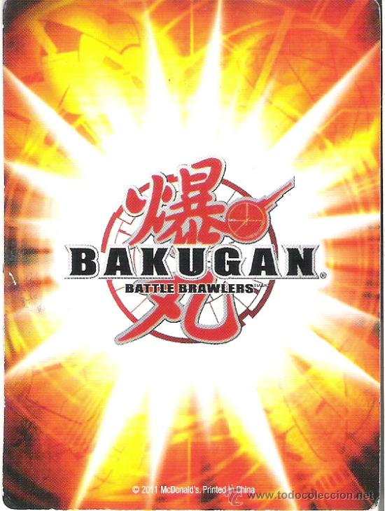 Coleccionismo cromos antiguos: 1 CROMO O FICHA BAKUGAN - Foto 2
