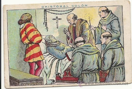 Coleccionismo cromos antiguos: CHOCOLATE JUNCOSA, CRISTOBAL COLON, N&ordm; 37 - Foto 1