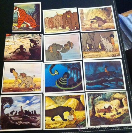 Coleccionismo cromos antiguos: lote 12 cromos el libro de la selva de panini - Foto 1