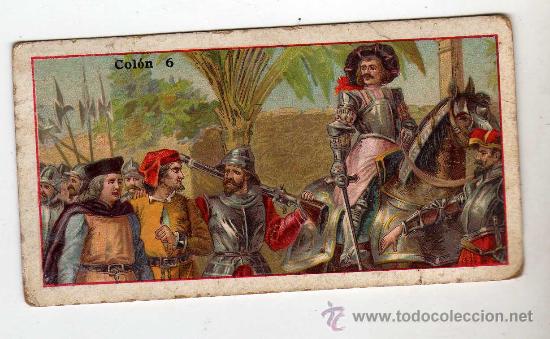 Coleccionismo cromos antiguos: (M) COLON NUM 6 - CHOCOLATE JUNCOSA , BARCELONA - Foto 1
