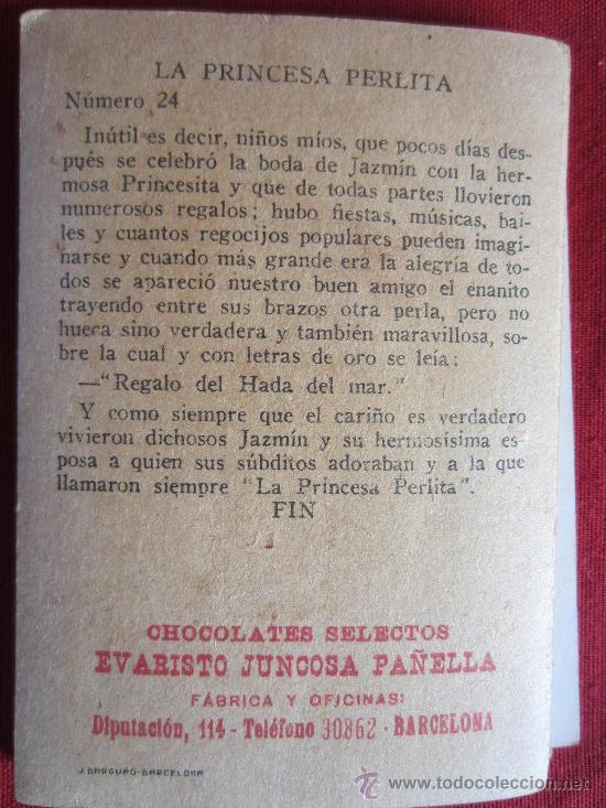 Coleccionismo cromos antiguos: LA PRINCESA PERLITA - COLECCION COMPLETA - - Foto 2