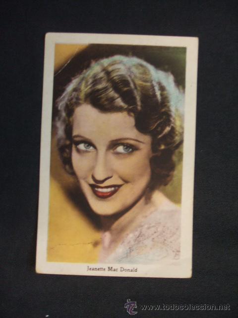 Colecionismo Cromos antigos: CROMO - JEANETTE MC DONALD - SERIE B - N&ordm; 1 -