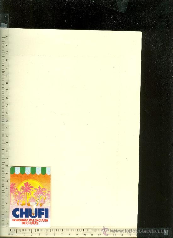 Collectionnisme Cartes &agrave; collectionner anciennes: PEGATINA HOTCHATA VALENCIANA CHIFI