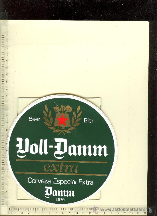 Coleccionismo cromos antiguos: PEGATINA DE VOL DAMM - Foto 1