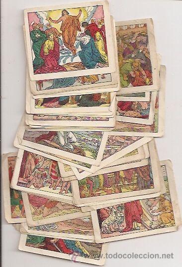 Coleccionismo cromos antiguos: 50 cromos de la Biblia (edit. Lumen) - Foto 1