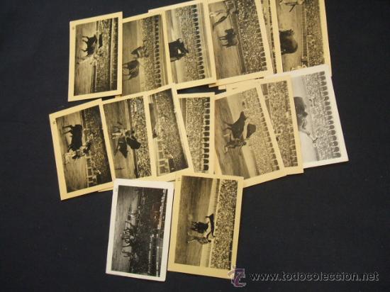 Collectionnisme Cartes &agrave; collectionner anciennes: LOTE 15 CROMOS - SUERTES DE UNA CORRIDA DE TOROS - POSIBILIDAD DE VENDER SUELTOS -