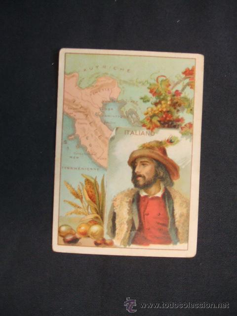 Collectionnisme Cartes &agrave; collectionner anciennes: CROMO - ITALIANO - XOCOLATES TAB&Uacute; -