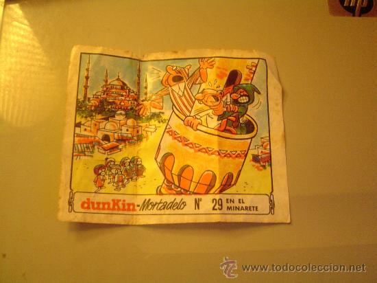 Coleccionismo cromos antiguos: Cromo Dunkin- Mortadelo - N&ordm; 29. - Foto 1