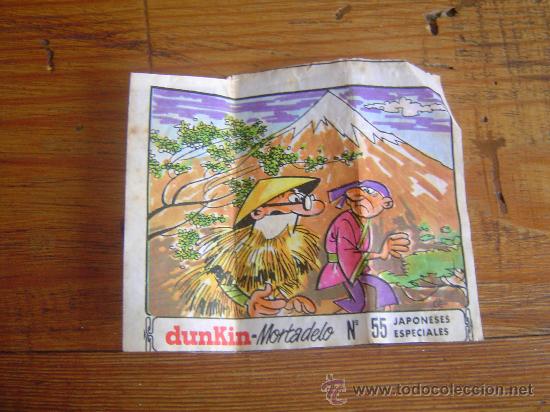 Coleccionismo cromos antiguos: Cromo Dunkin- Mortadelo - N&ordm; 55. - Foto 1