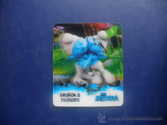 Coleccionismo cromos antiguos: CROMO, CARTA DE PITUFOS 3D.NUMERO 7. - Foto 1