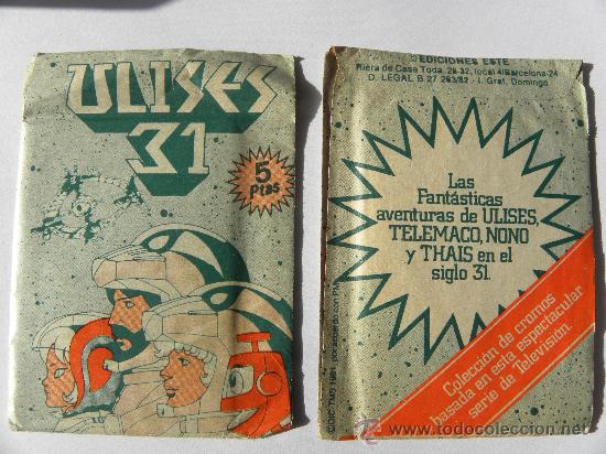 Coleccionismo cromos antiguos: sobre sin abrir ulises 31 este - Foto 1