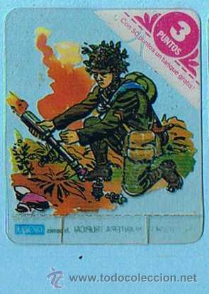 Coleccionismo Cromos antiguos: CROMOS SUELTOS. JUEGA A LOS SOLDADOS. N&ordm; &iquest;?. INFANTERIA TROPICAL JAPON&Eacute;S. CROPAN.