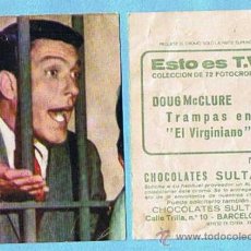 Coleccionismo Cromos antiguos: LOTE DE CROMOS. CROMOS SUELTOS; 1,20 €. ESTO ES TV T. V. CHOCOLATE CHOCOLATES SULTANA, 1960'S.. Lote 37524080
